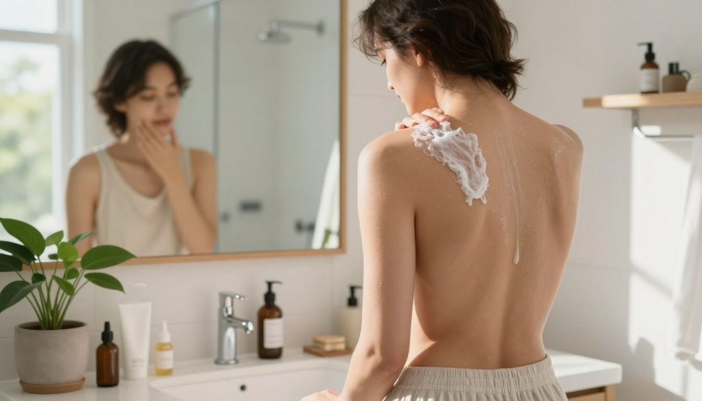 como evitar cravos e espinhas nas costas no verão