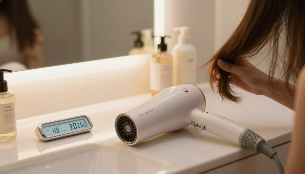 qual a melhor temperatura do secador para não danificar o fio